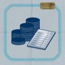 Cyanotype shop drawing of whole-cent figures