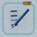Cyanotype shop drawing of a draft